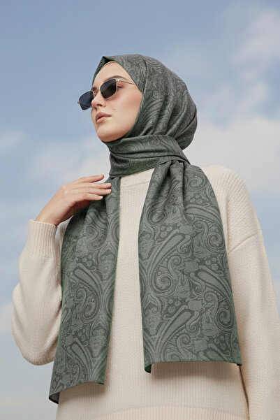 MODA Ethnic Pattern Jacquard Shawl