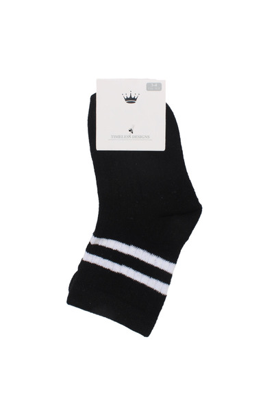 bebegen Момчешки чорапи с черно-бели райета