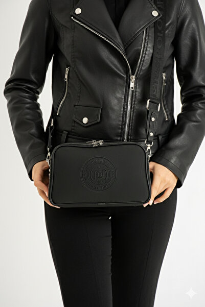 Just Polo حقيبة كتف نسائية متوسطة الحجم مكونة من 5 أقسام 4023-str