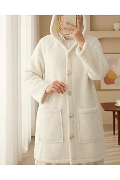 HİJABAYA Качулка със златни копчета и джобове