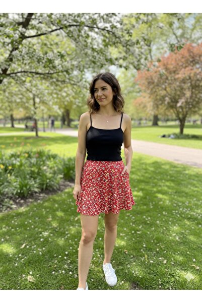 LADY HAZAL أسود المحاصيل الأعلى Darkalıp مضلع حزام ساحة الرقبة بوستير