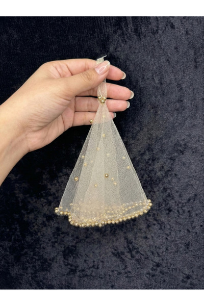 SırmalıHome Kına Geceleri İçin Özel Boncuk Şeritli GOLD Gelin Halay Mendili B...