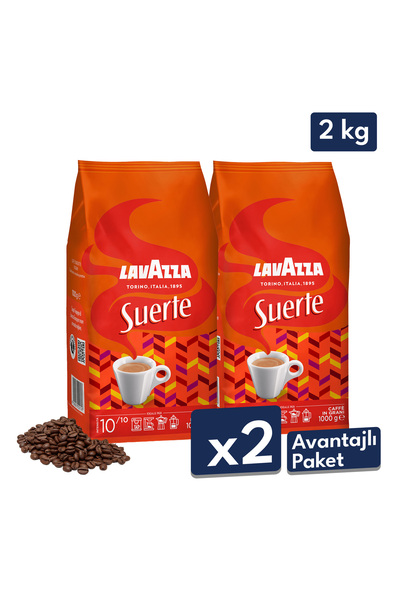LavAzza Suerte Çekirdek Kahve 1 kg x 2