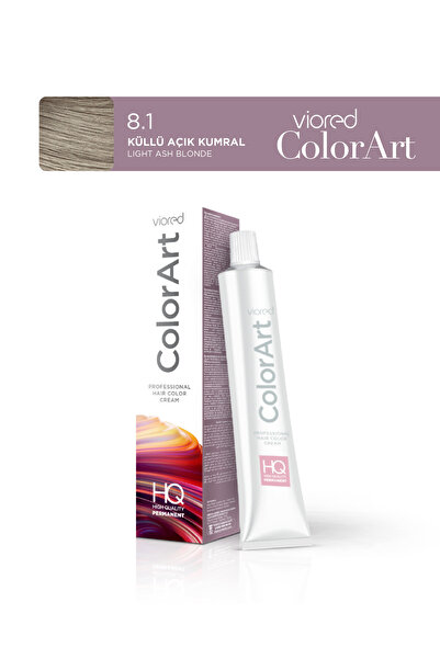viored Colorart Tüp Saç Boyası 60 ml 8.1 Küllü Açık Kumral