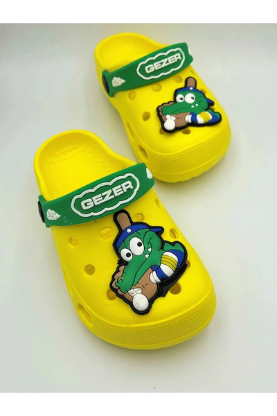 GEZER Chlapecké přezůvky s krokodýlím vzorem