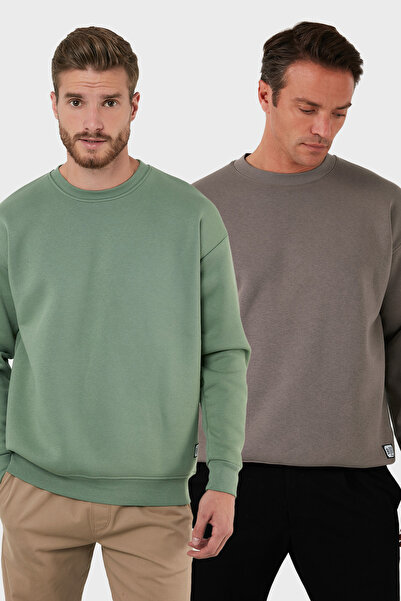 Buratti Регулярна кройка, суитшърт с качулка, 2 броя, мъжки SWEAT 5905255S2