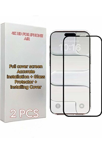 Generic مجموعة من قطعتين من واقيات الشاشة الزجاجية المقواة اللامعة فائقة الوض...