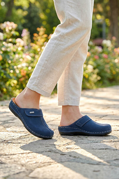 GEZER FEICHTINGEN Kadın Yazlık İç Taban Hakiki Deri Tek Cırtlı Ayarlanabilir Rahat Taban Günlük Terl