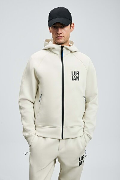 Lufian 112050079 Ice Sweat Men's Tracksuit Top Beige