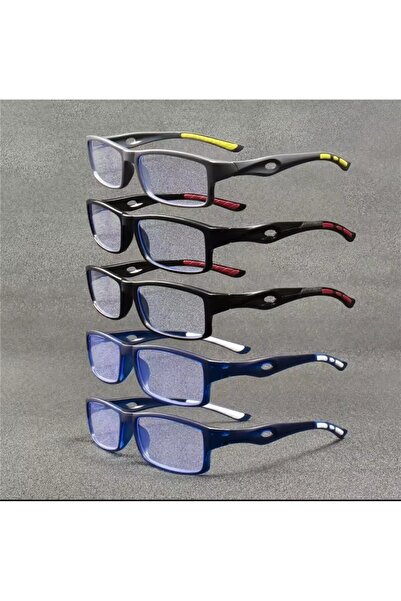 Game Blue Light Blocking Reading Glasses Number 2 - Stylish Square Frame Retro Design for Women and Men
