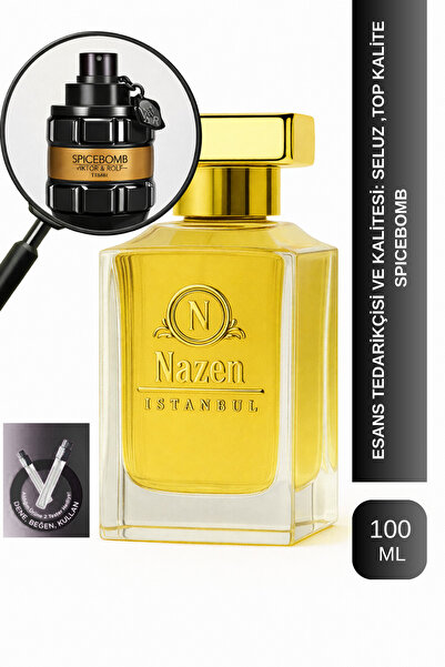 Nazen İstanbul Spicebomb | Tarçın - Bergamot - Kırmızı Biber - Tütün | Erkeks...