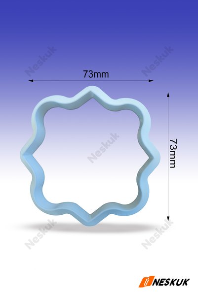 Neskuk 4-Piece Frame Cookie And Sugar Pastry Mold / Cutter / Cake Mold