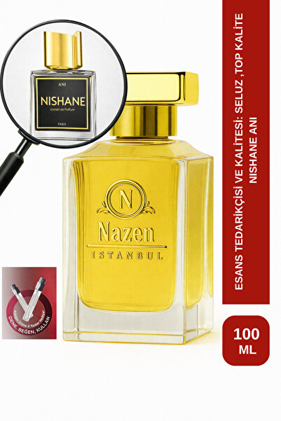 Nazen İstanbul Nis Ani | Bergamot - Mavi Zencefil - Paçuli - Vanilya | İmza ve Kreasyon Unisex Extrait Parfüm