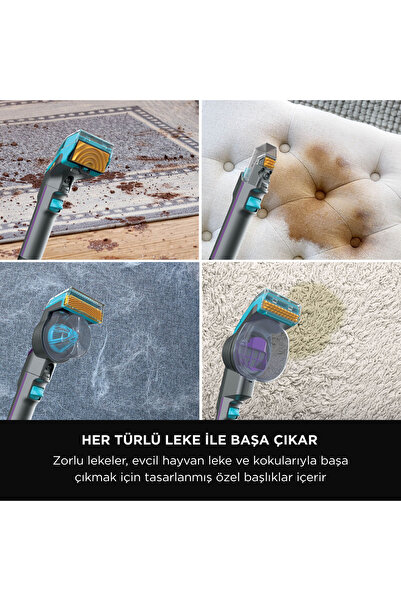 Shark StainStriker HairPro - Pet Başlıklı, Koltuk Yıkama ve Leke Çıkarma Makinesi