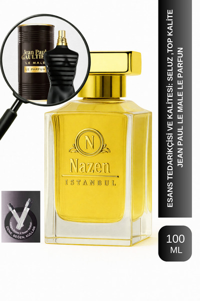 Nazen İstanbul Le Male Le Parfum | Kakule - Lavanta - Vanilya - Amber | Güçlü...