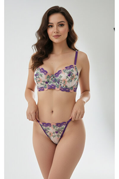 HS İÇ GİYİM Dantelli Bralet Sütyen Tanga Takımı ( Sütyen & Tanga ) | Iç Çamaş...