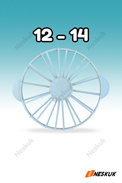 Neskuk Pasta Dilimleme Aparatı Dilim Şablonu Plastik ( 12 - 14 Dilim ) - Cake...