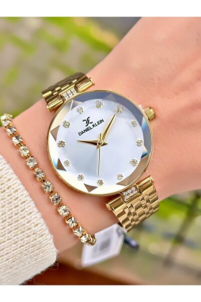 Daniel Klein Çelik Kordon Gold Renk Kadın Kol Saati 2 Yıl Garantili+bileklik