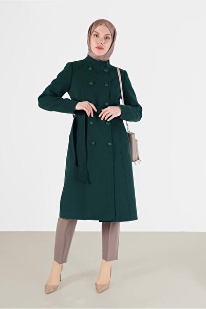 Alvina Пальто з поясом і ґудзиками 90255