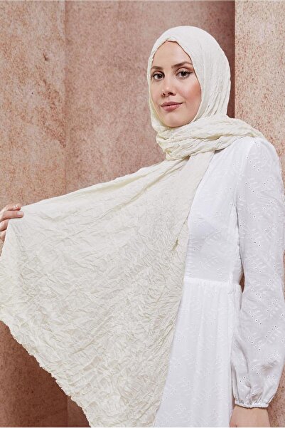 Alvina ALVINA 8423 Model Curly Shawl - Self