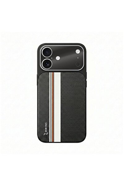 Zebana Apple iPhone 17 Uyumlu Kılıf Rivon M-safe Kılıf (iPhone 17 Pro Max Görünümlü) Siyah