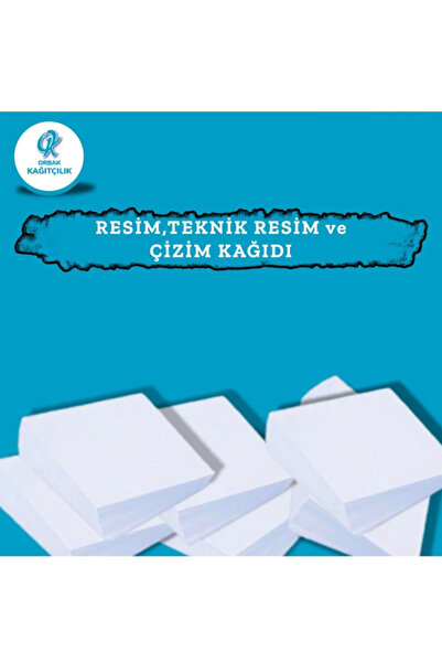 Orbak Kağıt Resim Kağıdı 50x70 Cm 120 gr 100 Lü