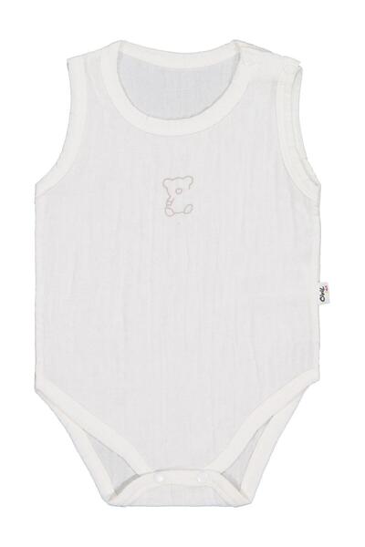 Civil Baby Badi cu imprimeu ursuleț de pluș, cu capse, pentru 1-18 luni - Ecr...