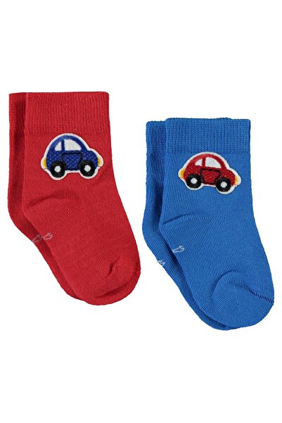 Civil Baby Baby Boy 2-Piece Socks with Accessories 6- - Blue 18 Months