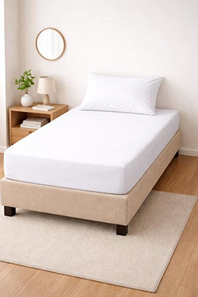 Doğa 100% Cotton Poplin Fabric Fitted Sheet 100X200 Pillowcase 50X70