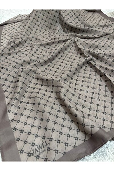 JAWEL ŞAL JAWEL Kadın Etnik Desen Soft Şal Bej