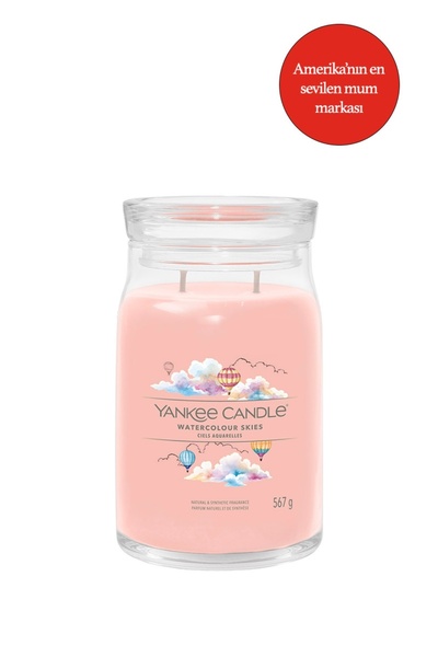 Yankee Candle Watercolour Skies Signature Büyük Mum