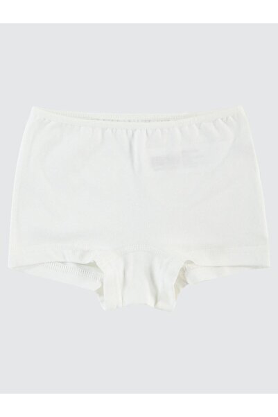 Civil Girls Kız Çocuk 2'li Boxer Set 2-10 Yaş - Ekru 4-5 Yaş