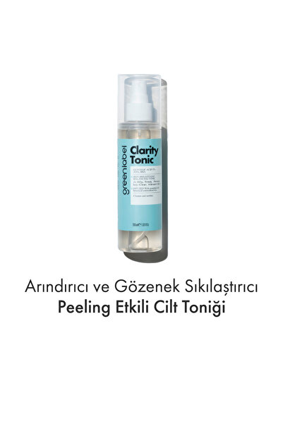 Greenlabel Clarity Tonik Arındırıcı Ve Gözenek Sıkılaştırıcı %5 Glikolik Asit...