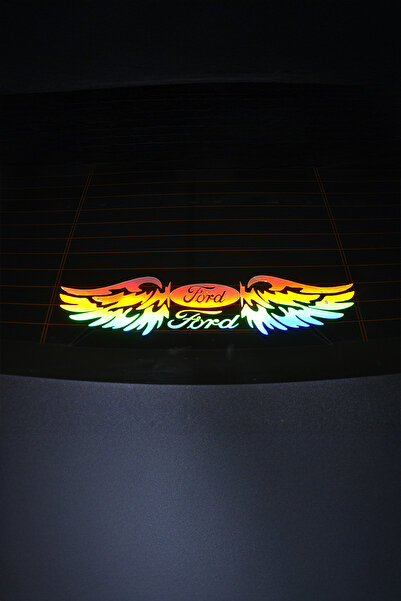 Home Ford Uyumlu Hologram Kanat Logo Sticker Çıkartma Oto Aksesuar Araba