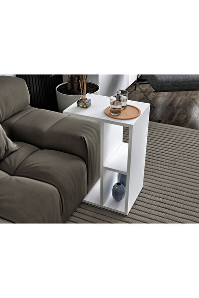 Alesta Life Yan Sehpa Beyaz