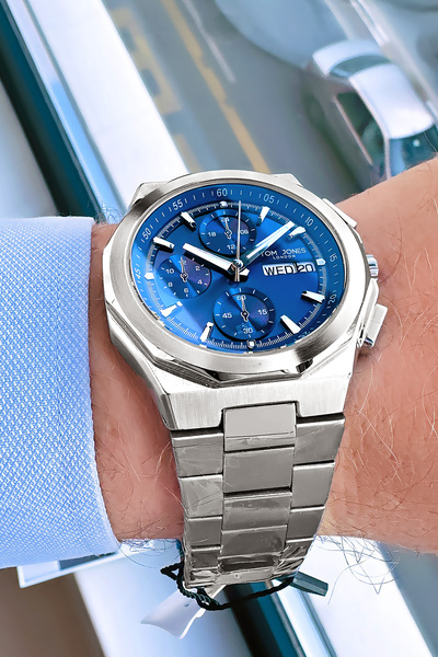 Tom Jones Erkek Kol Saati 3 Atm Su Geçirmez Gümüş Renk Çelik Kordon TJE2033C1