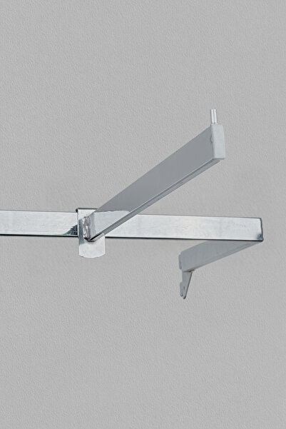 Acar Raf حامل عصا المشي مسطح من الكروم متوافق مع المعيار 10×30