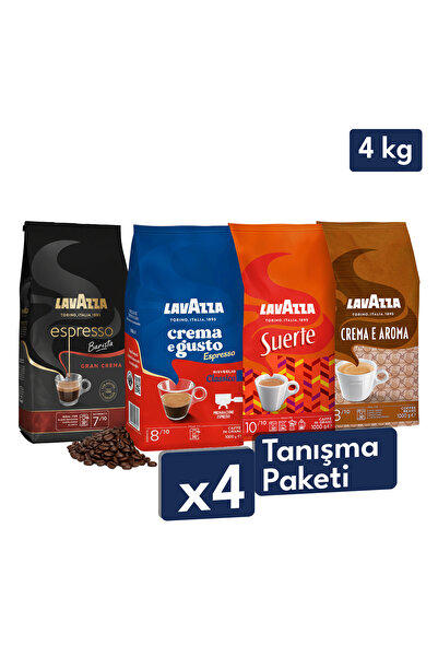 LavAzza Crema e Gusto Classico + Suerte + Crema E Aramo + Espresso Barista Gr...