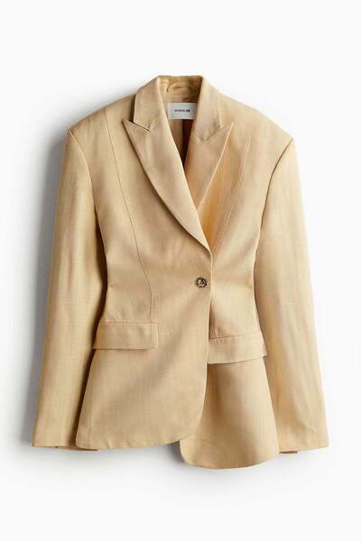 H&M Single-breasted viscose blazer