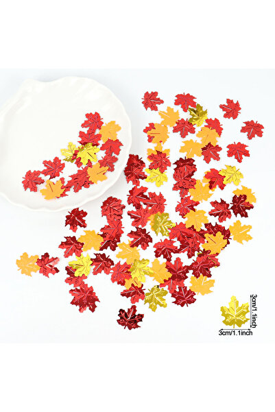 Choice Style B 15g Thanksgiving Decor Mix Color Glitter Maple Leaves Confetti...