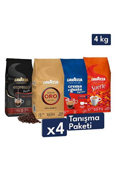 LavAzza Qualità Oro + Crema e Gusto Classico + Suerte + Espresso Barista Gran...