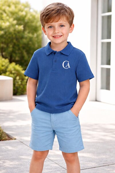 Chicsy Baby Tarz Lakos Yaprak Desenli Belden Ayarlanabilir Kısa Kollu Şortlu ...