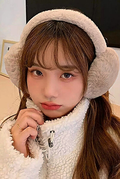 PETEK AKSESUAR Cold Protective Soft Plush Winter Headphones