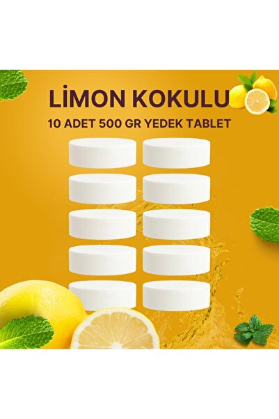 Saban 5 Adet 2x500Gr - LİMON - Nem Alıcı Rutubet Giderici Yedek Tablet