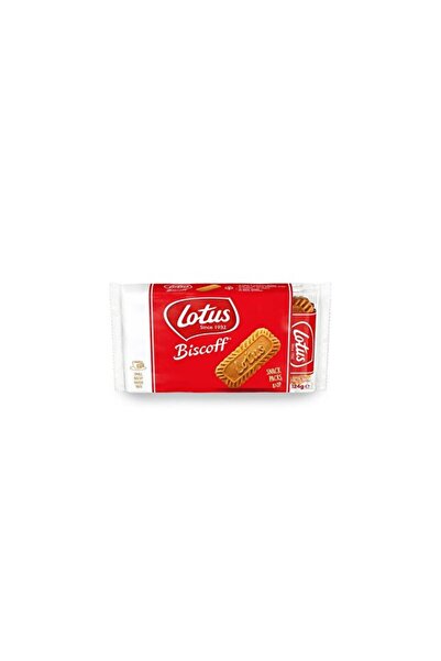 Lotus Biscoff Karamelize Bisküvi Snack 124 g – Kahve Yanına Kıtır Tatlı Atıştırmalık