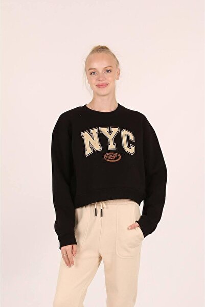 Noa&Noa Kadın, Baskılı Üç İplik Sweatshirt