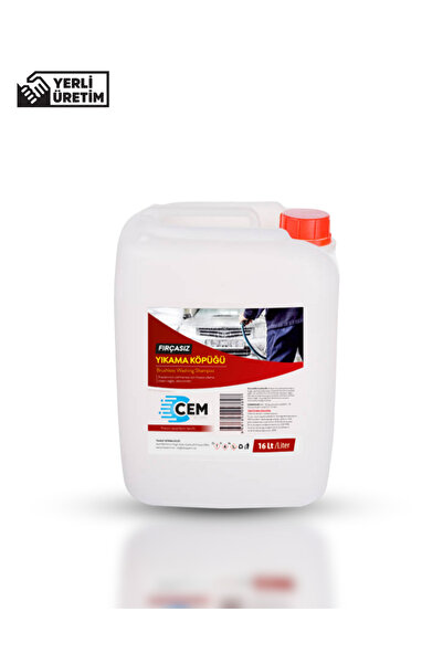 Cem FIRÇASIZ CİLALI OTO YIKAMA KÖPÜĞÜ CİLALI OTO ŞAMPUANI 16 LT