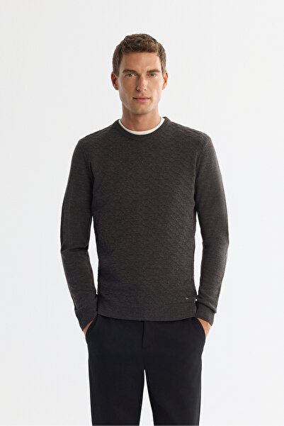 Avva Erkek Antrasit Dokulu Basic Kazak E005107