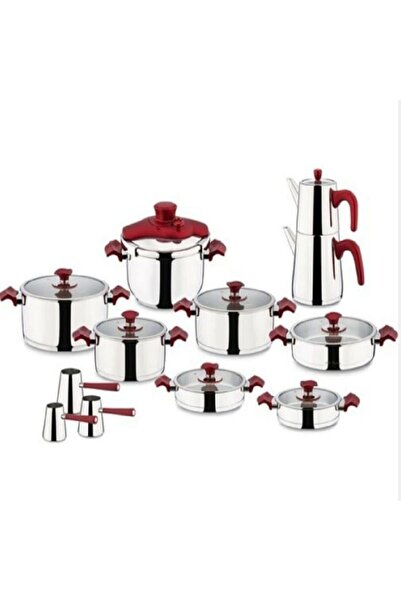 Aryıldız King Ideal Set Cam Kapak Rose 22 Parça