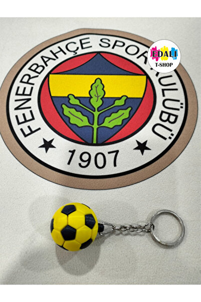 Butik Fan Keychain, Flashlight Football Ball 3cm